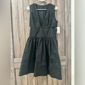 Banana Republic Size 10 Black Peek A Boo Dress
